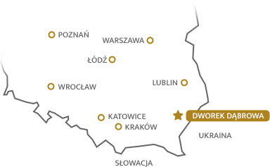 Lokalizacja na mapie Dworek DÄ…browa